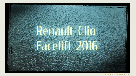 Renault Clio Facelift 2016